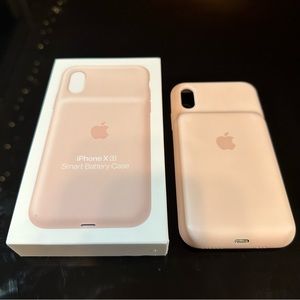 Apple iPhone XS Smart Battery Case in Pink Sand